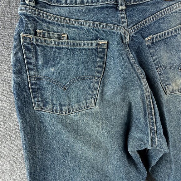 VTG Levi's Silver Tab Blue Jeans Patina Lot 702 Grand Silver Medal ACTL 33X33 - Picture 13 of 16